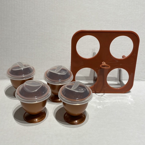 Copper chef copper egg maker w/lids + caddy “As Seen On TV” - Picture 8 of 8